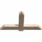 Ekena Millwork Eugene Smooth Timber Gable Bracket, Douglas Fir, 48"W x 26"H x 3 1/2"D x 5 1/2"F, 13/12 Pitch GBW048X26X0406EUG00SDF - alternate 3